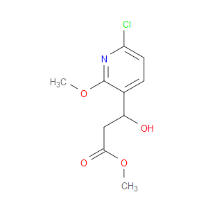 Methyl 6-chloro-β-hydroxy-2-methoxy-3-pyridinepropanoate