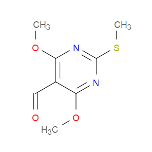 4,6-dimethoxy-2-(methylthio)pyrimidine-5-carbaldehyde