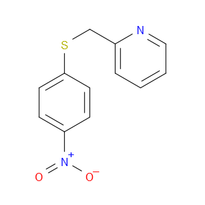 2-(((4-nitrophenyl)thio)methyl)pyridine