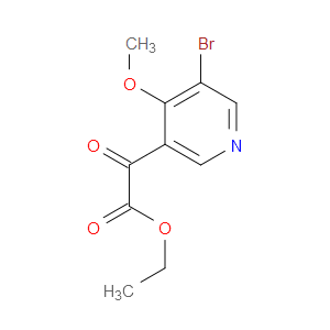 ethyl 2-(5-bromo-4-methoxypyridin-3-yl)-2-oxoacetate