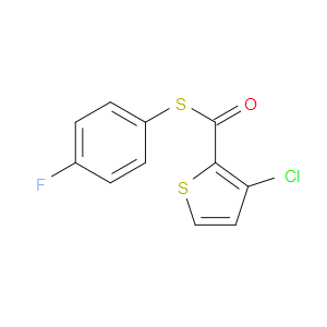 S-(4-Fluorophenyl) 3-chloro-2-thiophenecarbothioate