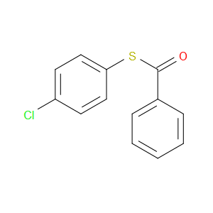 S-(4-Chlorophenyl) benzenecarbothioate