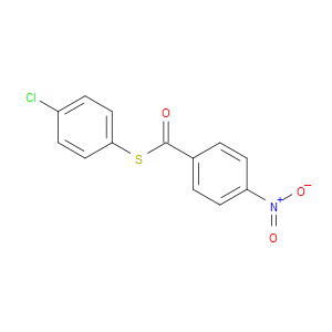 S-(4-chlorophenyl) 4-nitrobenzothioate