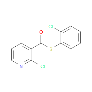 S-(2-Chlorophenyl) 2-chloro-3-pyridinecarbothioate
