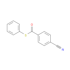 S-Phenyl 4-cyanobenzenecarbothioate