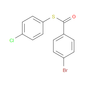S-(4-Chlorophenyl) 4-bromobenzenecarbothioate