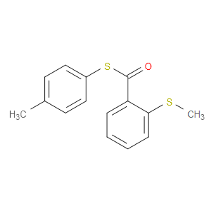 S-(4-Methylphenyl) 2-(methylthio)benzenecarbothioate