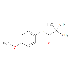 S-(4-Methoxyphenyl) 2,2-dimethylpropanethioate