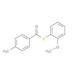 S-(2-Methoxyphenyl) 4-methylbenzenecarbothioate