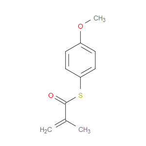 S-(4-Methoxyphenyl) 2-methyl-2-propenethioate