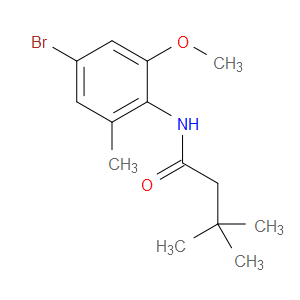 N-(4-Bromo-2-methoxy-6-methylphenyl)-3,3-dimethylbutanamide
