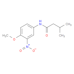 N-(4-methoxy-3-nitrophenyl)-3-methylbutanamide