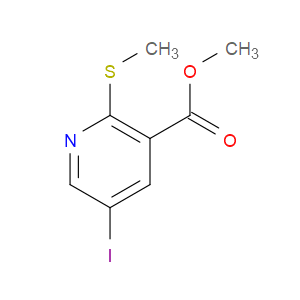 methyl 5-iodo-2-(methylthio)nicotinate