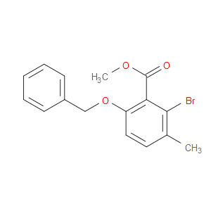 methyl 6-(benzyloxy)-2-bromo-3-methylbenzoate