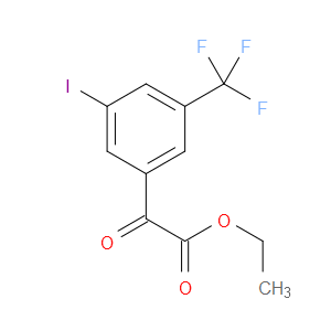 ethyl 2-(3-iodo-5-(trifluoromethyl)phenyl)-2-oxoacetate