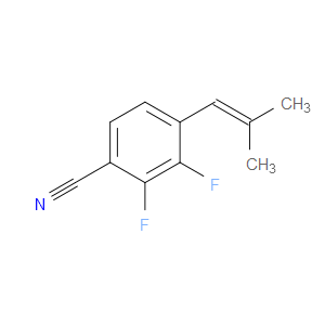 Benzonitrile, 2,3-difluoro-4-(2-methyl-1-propen-1-yl)-