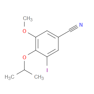 3-iodo-4-isopropoxy-5-methoxybenzonitrile