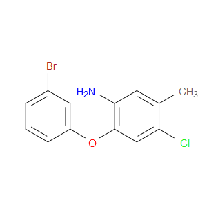 2-(3-Bromophenoxy)-4-chloro-5-methylaniline