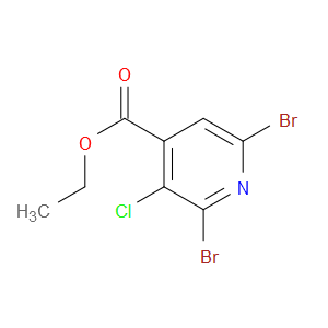 ethyl 2,6-dibromo-3-chloroisonicotinate