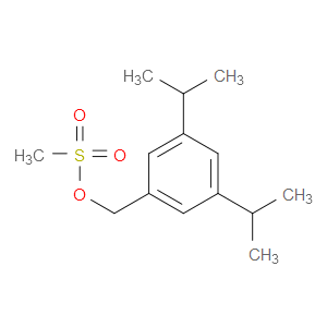 Benzenemethanol, 3,5-bis(1-methylethyl)-, 1-methanesulfonate