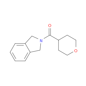 (1,3-Dihydro-2H-isoindol-2-yl)(tetrahydro-2H-pyran-4-yl)methanone