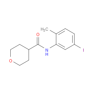 Tetrahydro-N-(5-iodo-2-methylphenyl)-2H-pyran-4-carboxamide