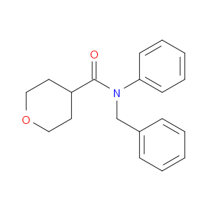 Tetrahydro-N-phenyl-N-(phenylmethyl)-2H-pyran-4-carboxamide