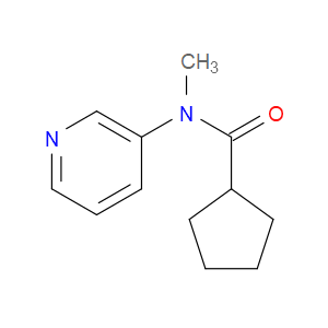 N-Methyl-N-3-pyridinylcyclopentanecarboxamide