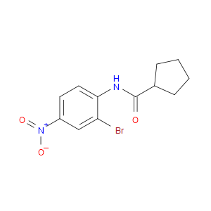 N-(2-bromo-4-nitrophenyl)cyclopentanecarboxamide