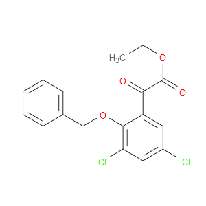 ethyl 2-(2-(benzyloxy)-3,5-dichlorophenyl)-2-oxoacetate