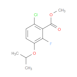 methyl 6-chloro-2-fluoro-3-isopropoxybenzoate