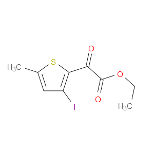ethyl 2-(3-iodo-5-methylthiophen-2-yl)-2-oxoacetate