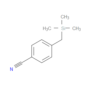 4-((Trimethylsilyl)methyl)benzonitrile