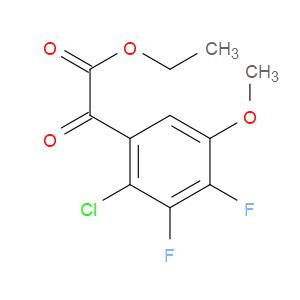 ethyl 2-(2-chloro-3,4-difluoro-5-methoxyphenyl)-2-oxoacetate