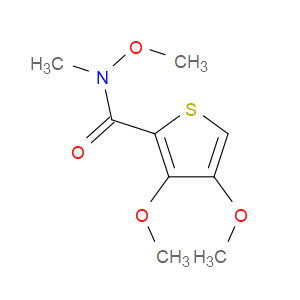 N,3,4-trimethoxy-N-methylthiophene-2-carboxamide