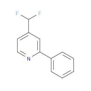 Pyridine, 4-(difluoromethyl)-2-phenyl-