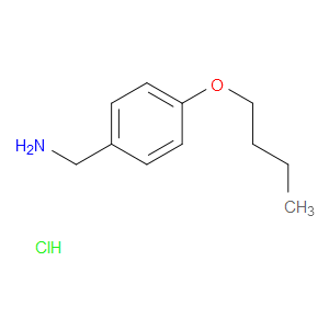 Benzenemethanamine, 4-butoxy-, hydrochloride (1:1)