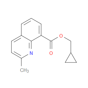 Cyclopropylmethyl 2-methyl-8-quinolinecarboxylate