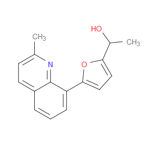 α-Methyl-5-(2-methyl-8-quinolinyl)-2-furanmethanol