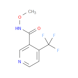 N-Methoxy-4-(trifluoromethyl)-3-pyridinecarboxamide
