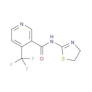 N-(4,5-Dihydro-2-thiazolyl)-4-(trifluoromethyl)-3-pyridinecarboxamide