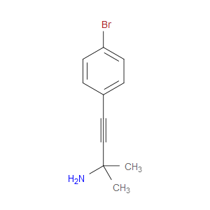 4-(4-Bromophenyl)-2-methyl-3-butyn-2-amine