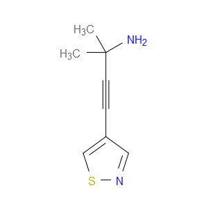 4-(4-Isothiazolyl)-2-methyl-3-butyn-2-amine