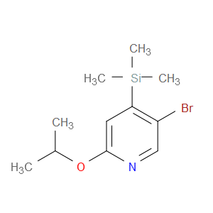 5-Bromo-2-isopropoxy-4-(trimethylsilyl)pyridine