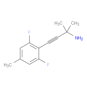 4-(2,6-Difluoro-4-methylphenyl)-2-methyl-3-butyn-2-amine