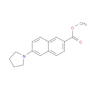 Methyl 6-(1-pyrrolidinyl)-2-naphthalenecarboxylate