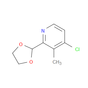 4-Chloro-2-(1,3-dioxolan-2-yl)-3-methylpyridine