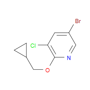 5-Bromo-3-chloro-2-(cyclopropylmethoxy)pyridine