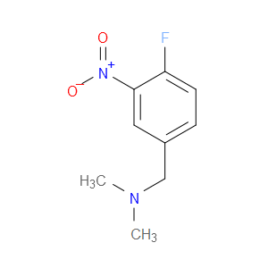 1-(4-fluoro-3-nitrophenyl)-N,N-dimethylmethanamine