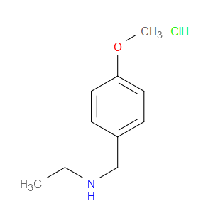 Benzenemethanamine, N-ethyl-4-methoxy-, hydrochloride (1:1)